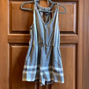 Black and cream romper/ never worn/ tags off